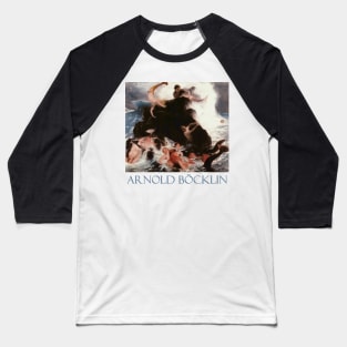 Mermaids at Play by Arnold Böcklin Baseball T-Shirt